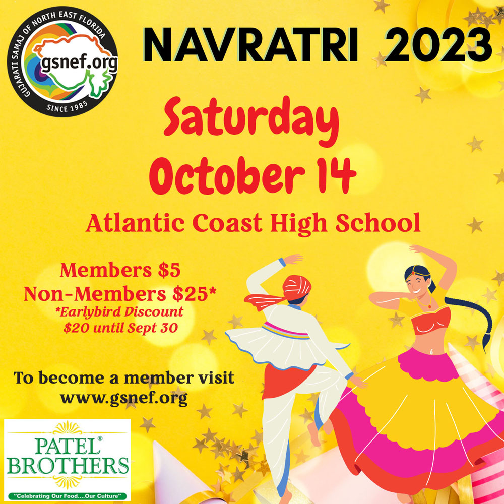 2023 Navratri Day 1 (Sat Oct 14)